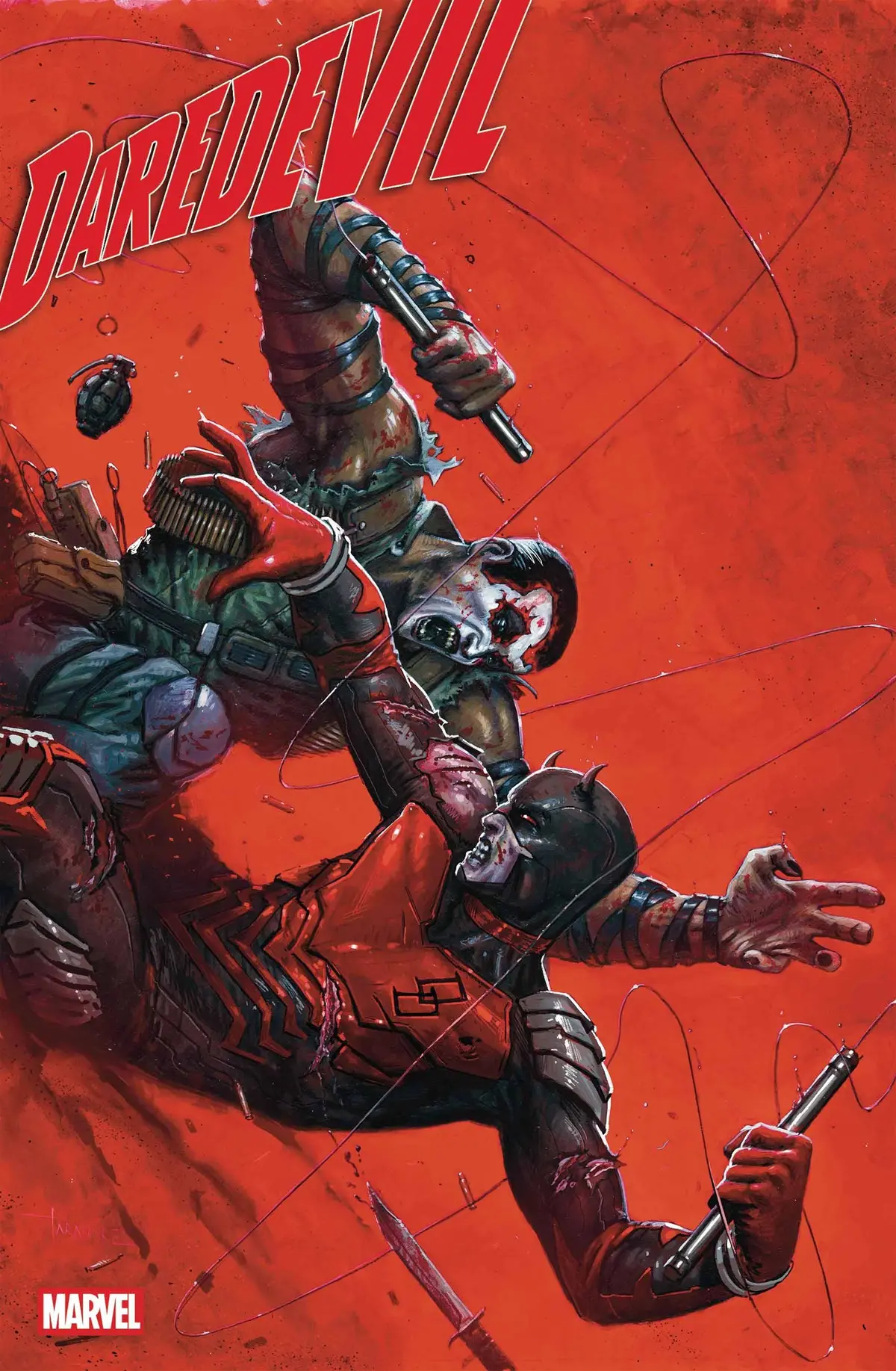 Daredevil #22 Davide Parratore Bring On The Bad Guys Var 1