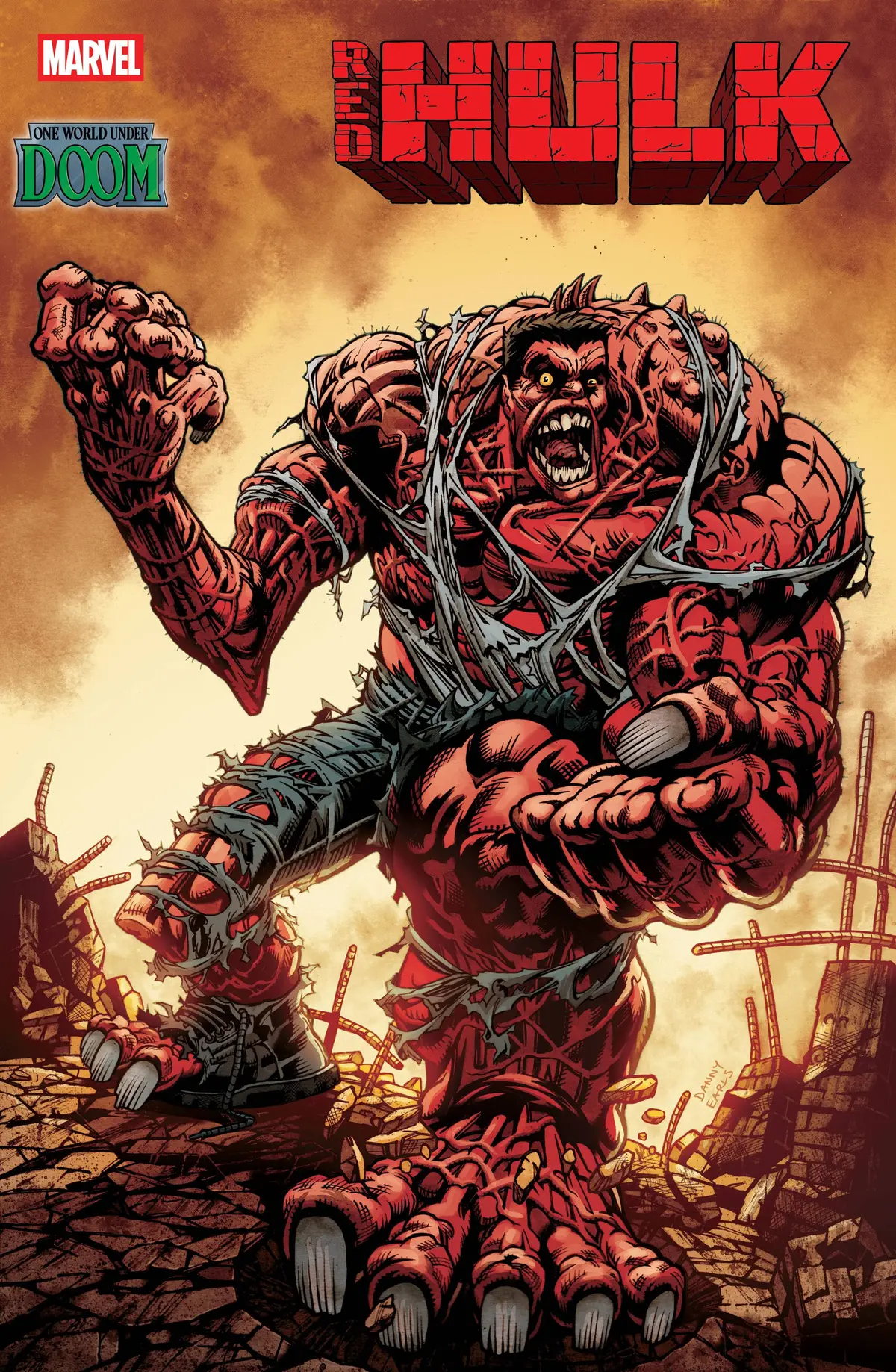 Red Hulk #5 Danny Earls Var 1