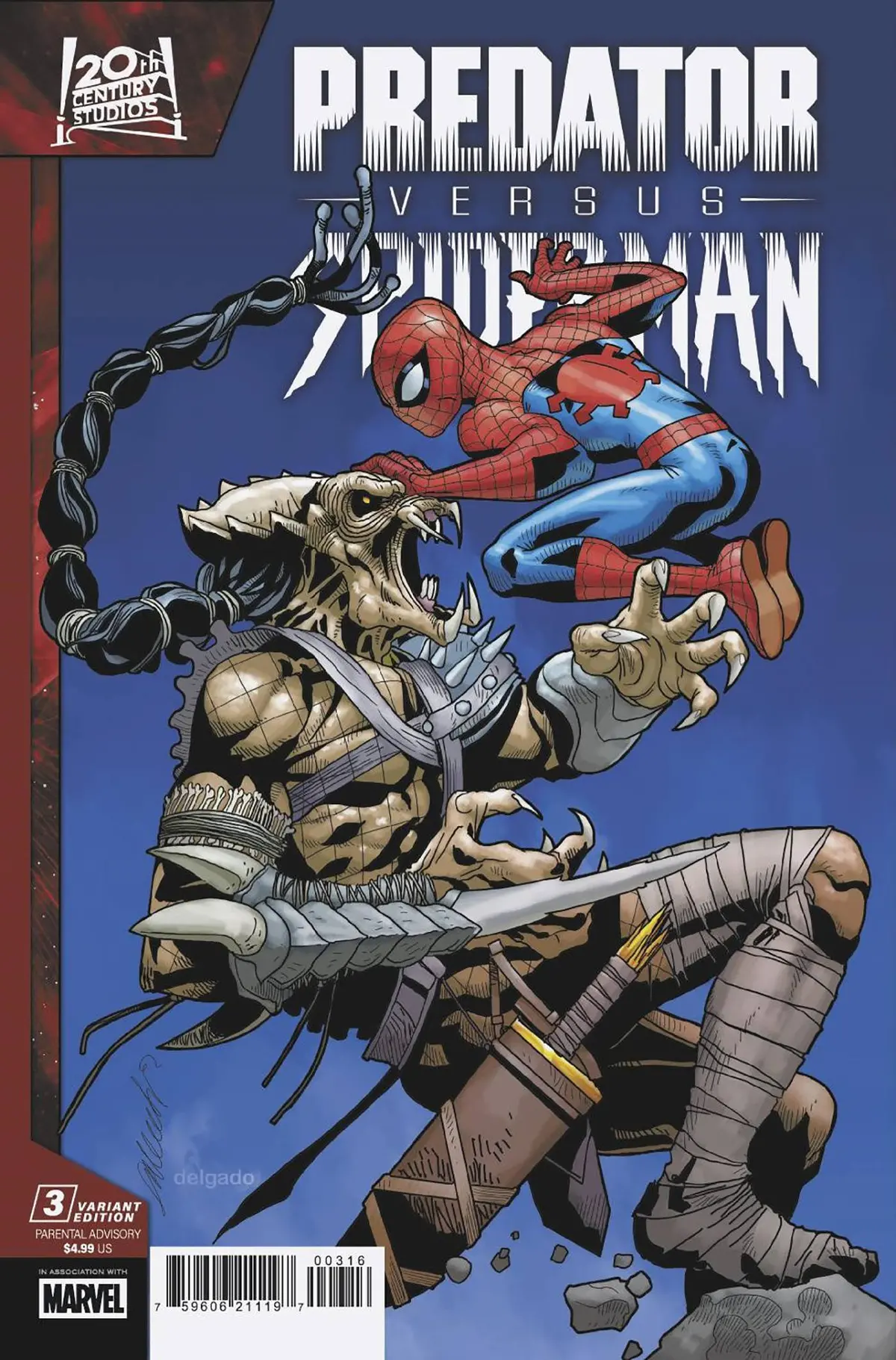 Predator Vs Spider-Man #3 (Of 4) 25 Copy Incv Larroca Var 1