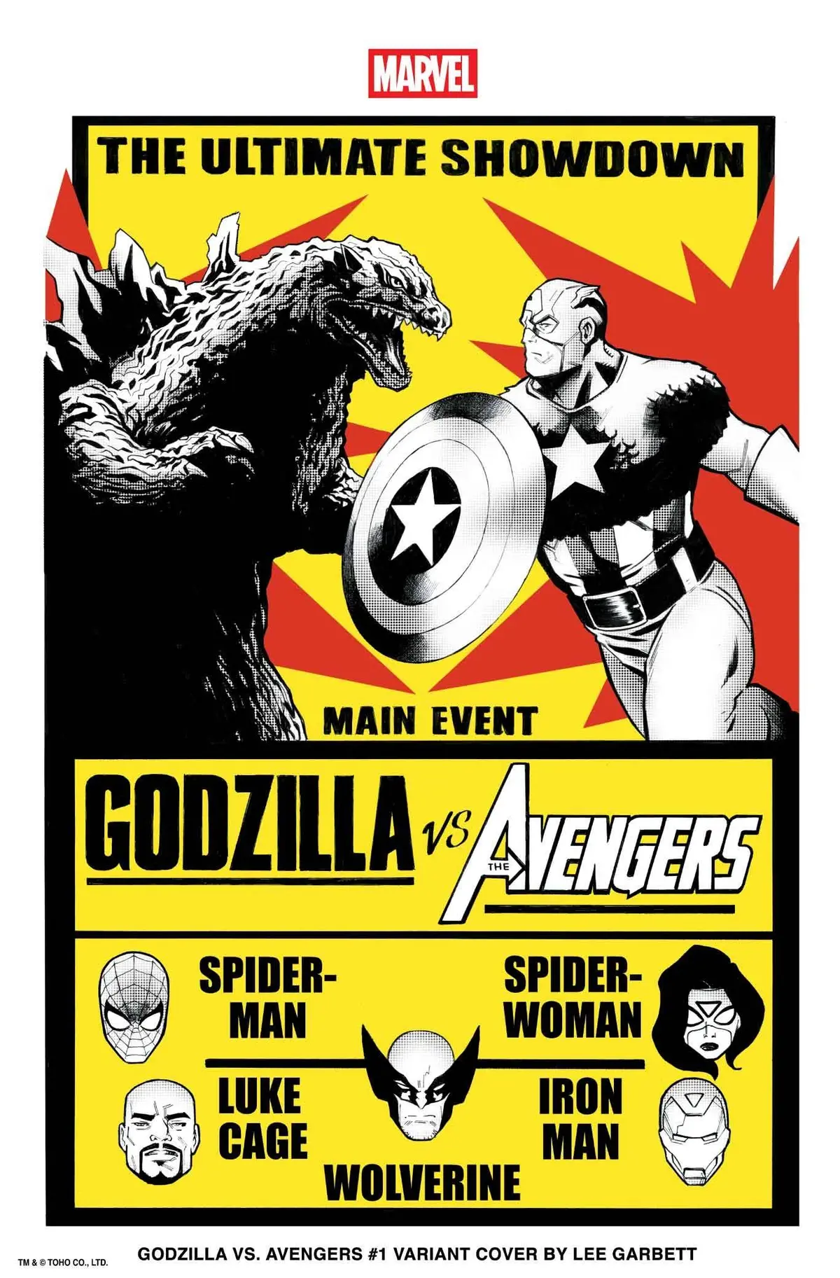 Godzilla Vs Avengers #1 Lee Garbett Versus Var 1