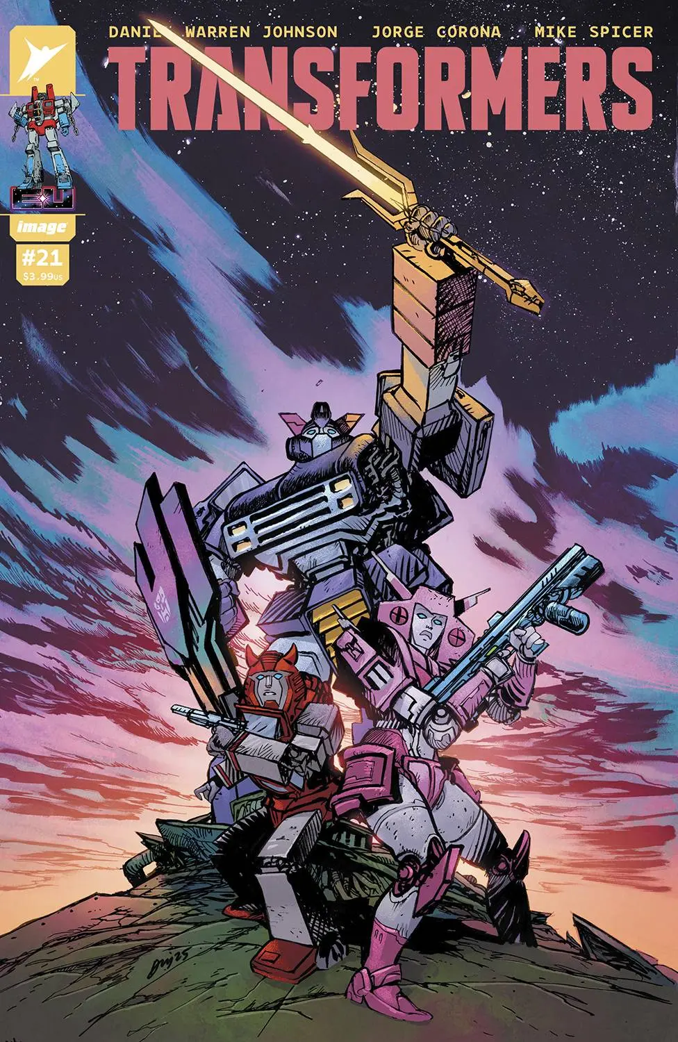 Transformers #21 Cvr A Daniel Warren Johnson & Mike Spicer 1