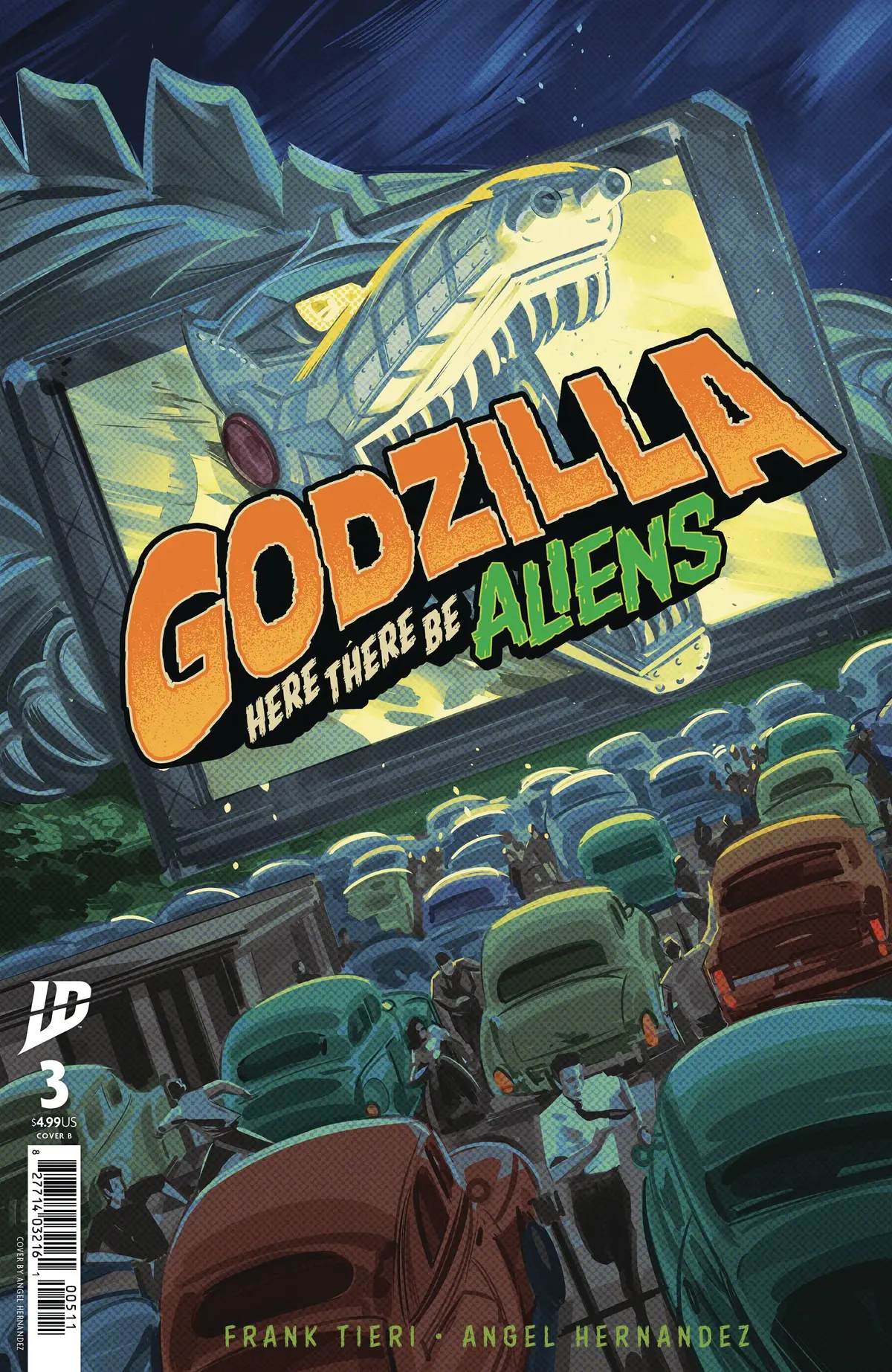 Godzilla Here There Be Aliens #3 Cvr B Hernandez 1
