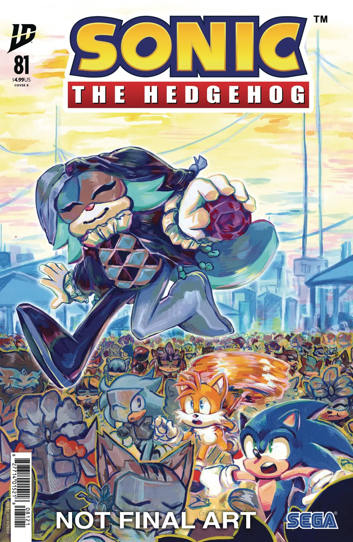 Sonic The Hedgehog #81 Cvr B Dutreix 1