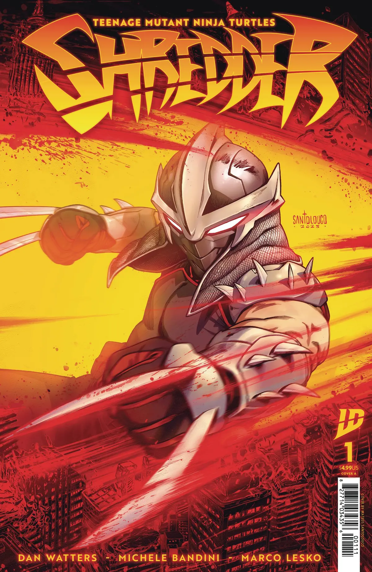 Teenage Mutant Ninja Turtles Shredder #1 Cvr A Santolouco 1