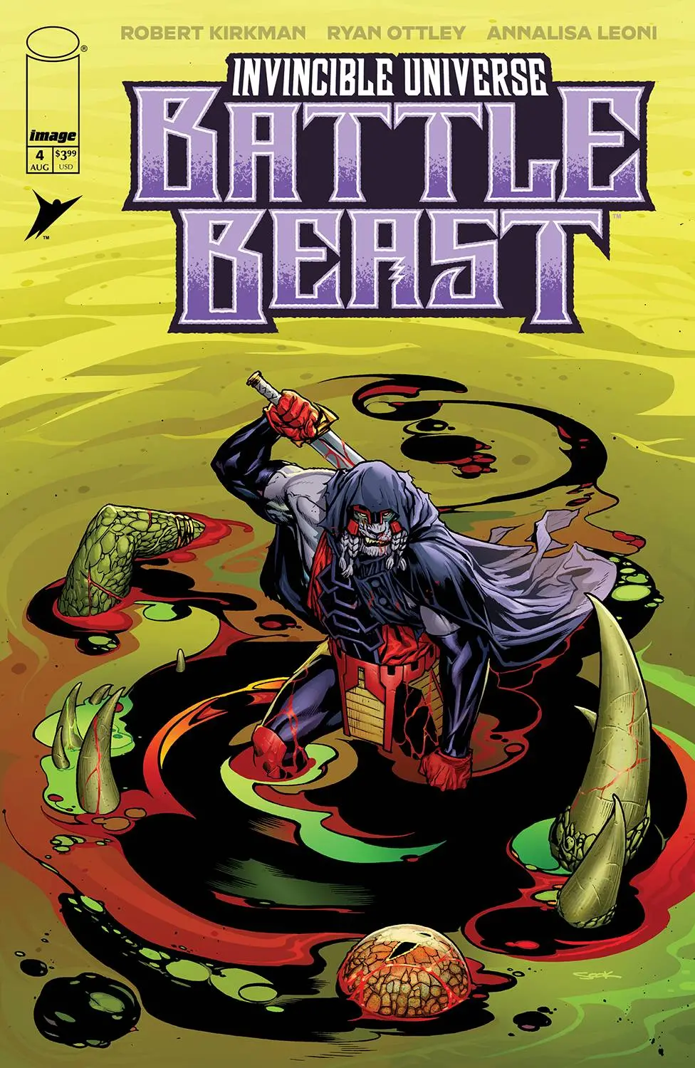 Invincible Universe Battle Beast #4 Cvr B Ryan Sook Var 1
