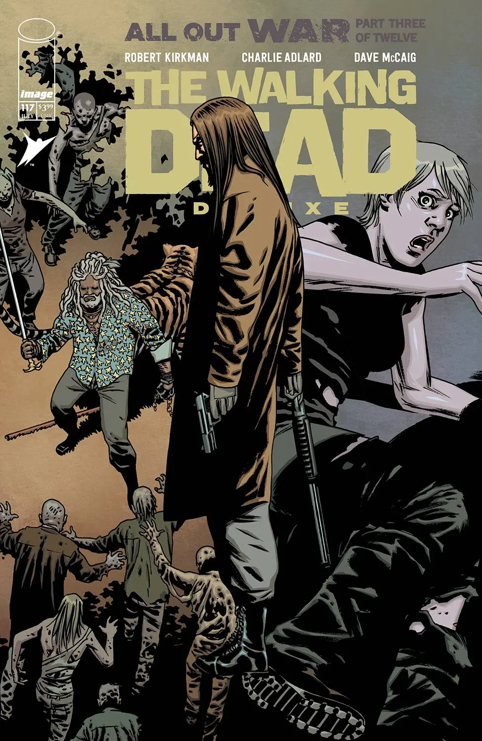 Walking Dead Deluxe #117 Cvr B Charlie Adlard & Dave Mccaig (7/16/2025) 1