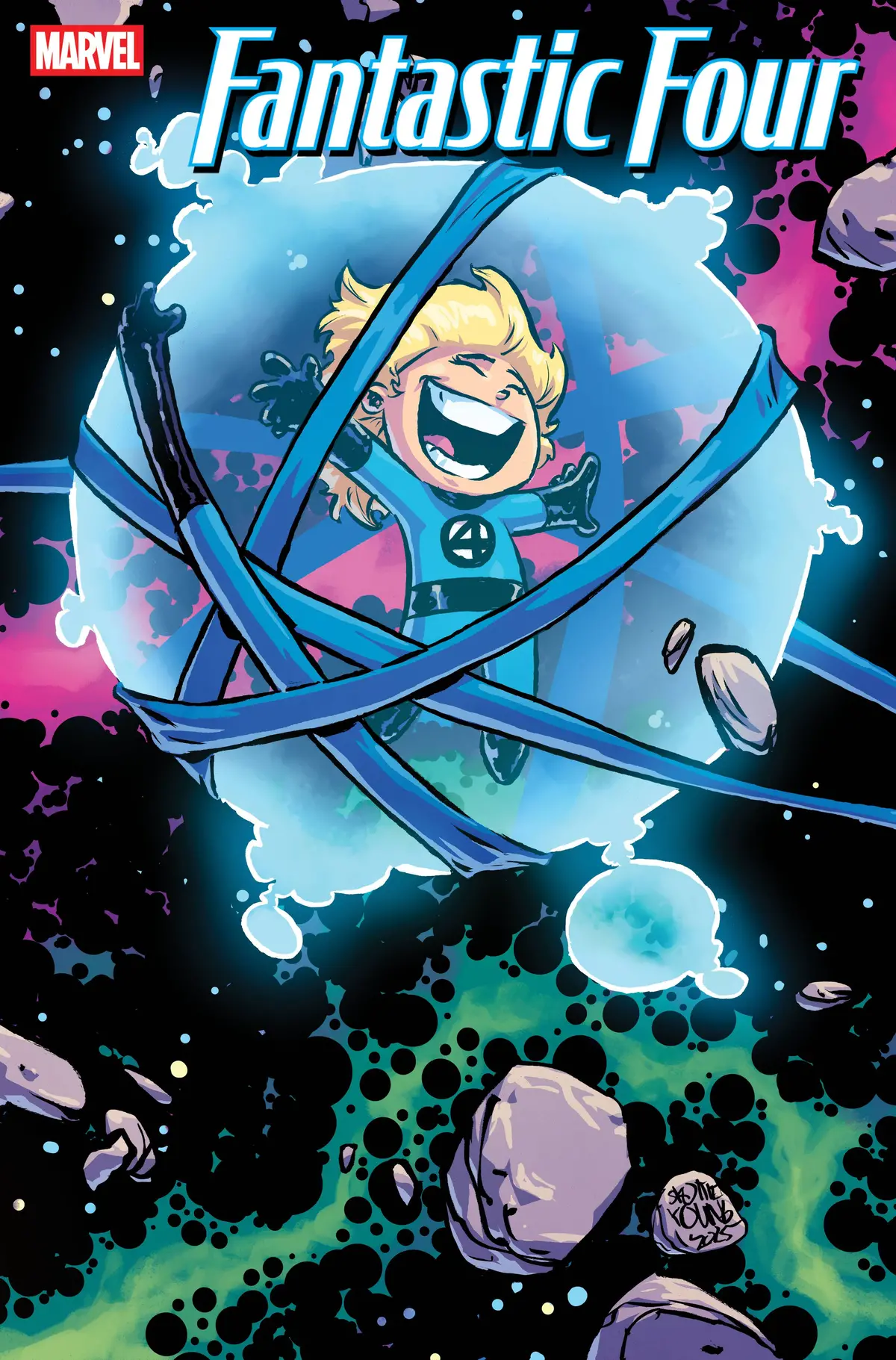Fantastic Four #2 Skottie Young 5-Part Connecting Var 1
