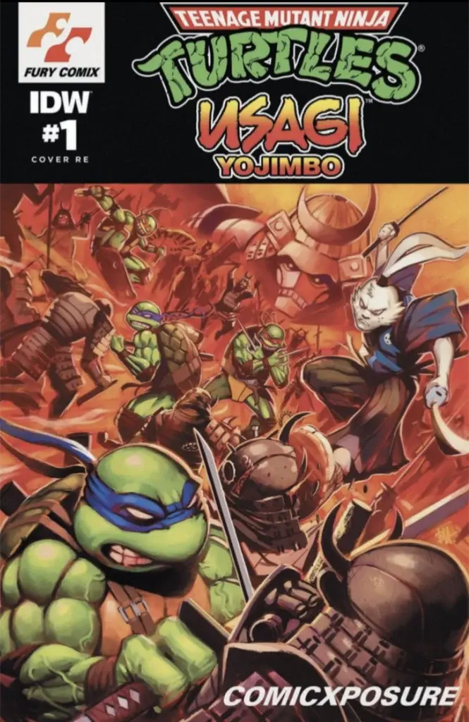 Tmnt Usagi Yojimbo Wherewhen #1 Ben Harvey Amazing Con Exclusive 1