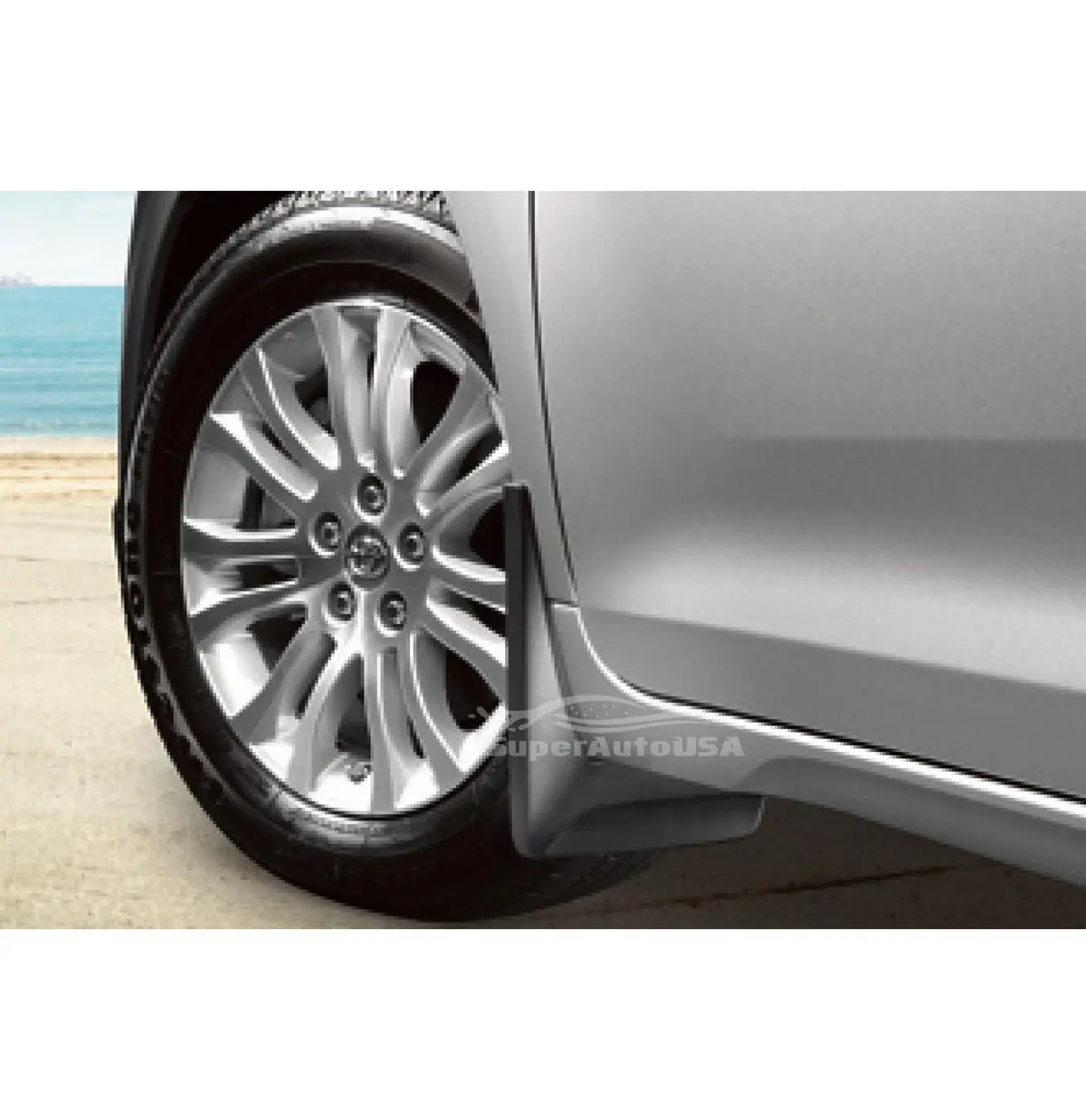 Fit 2011-2017 Toyota Sienna Splash Guards Van Molded Front Rear Mud Flaps Guard 2