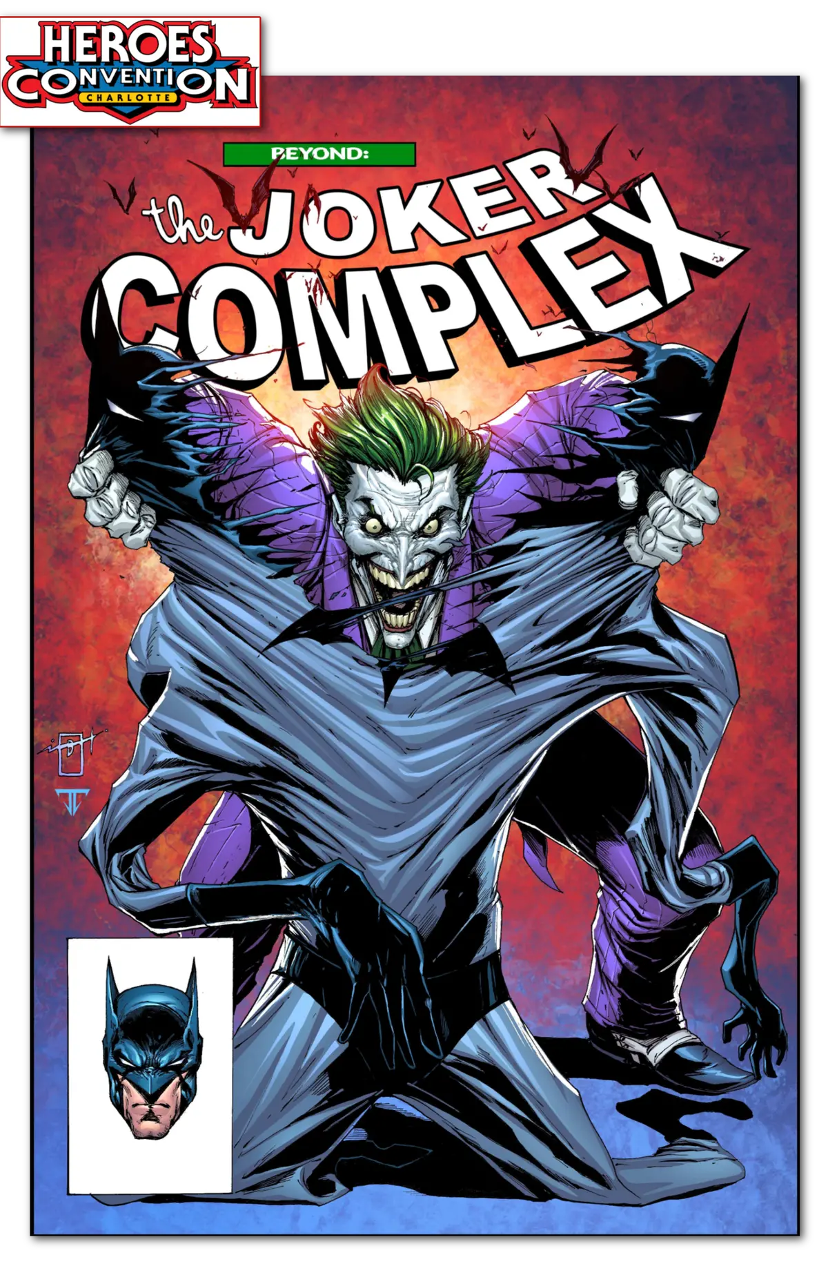 Heroes Con Beyond The Joker Complex Trade Dress Comic Book Exclusive Jonathan Uribe /100 1