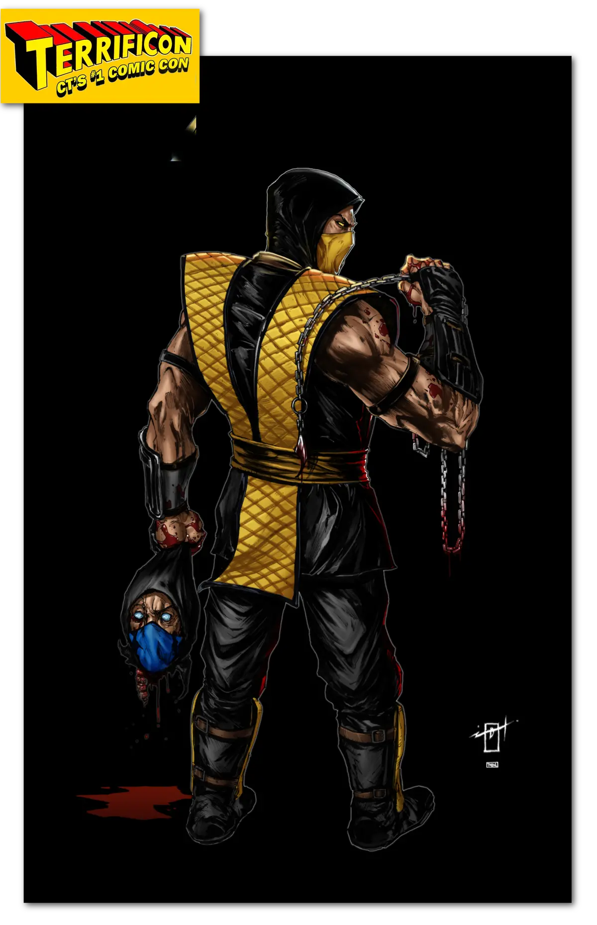 Terrificon 2025 'Scorpion" Cvr A Varnish Comic Book Exclusive Jonathan Uribe /100 1