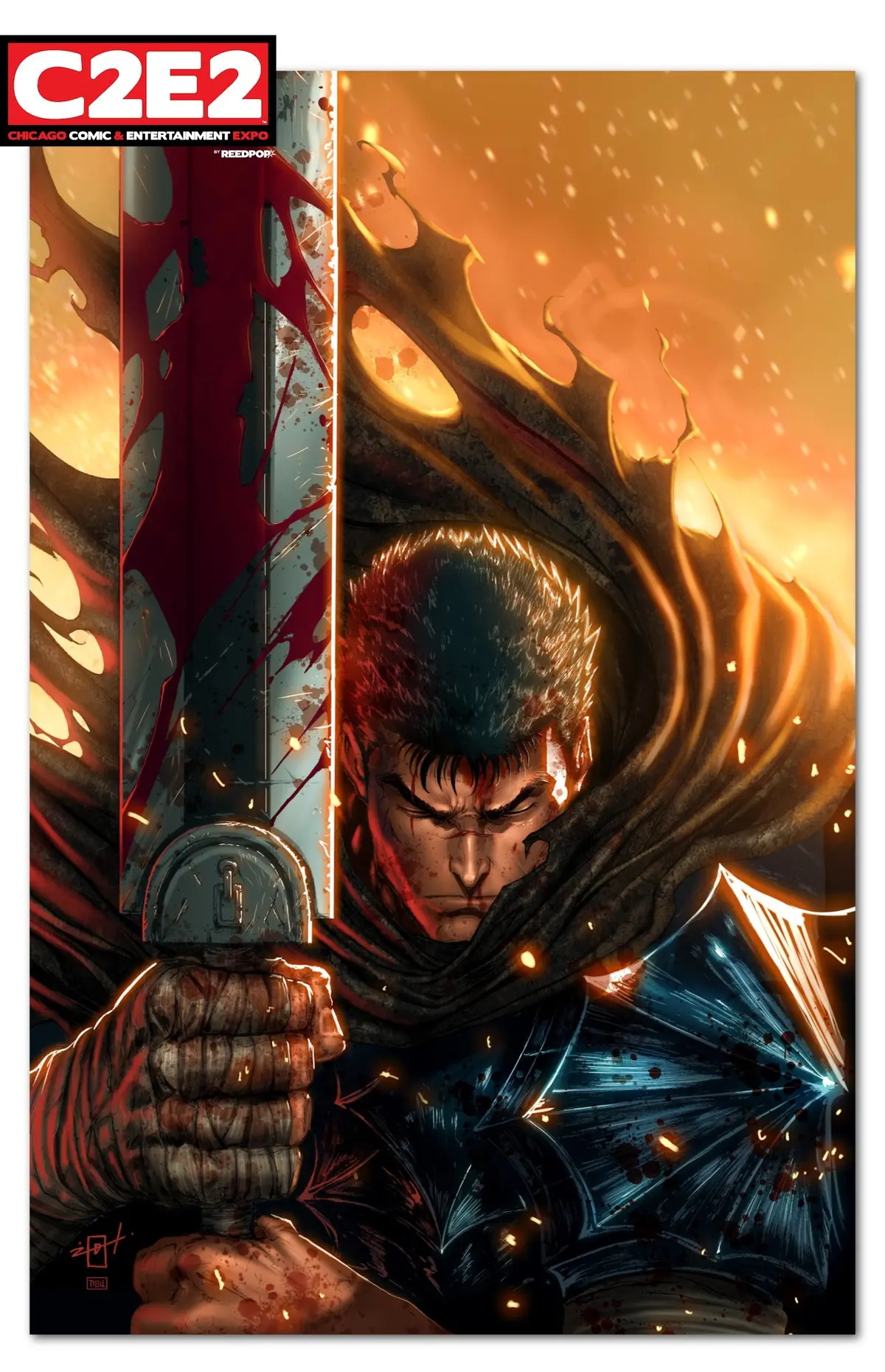 **Wednesday 7Pm Est**  2026 C2e2 Exclusive "Guts" Anime Book Cvr A Mgi Jonathan Uribe /100 1
