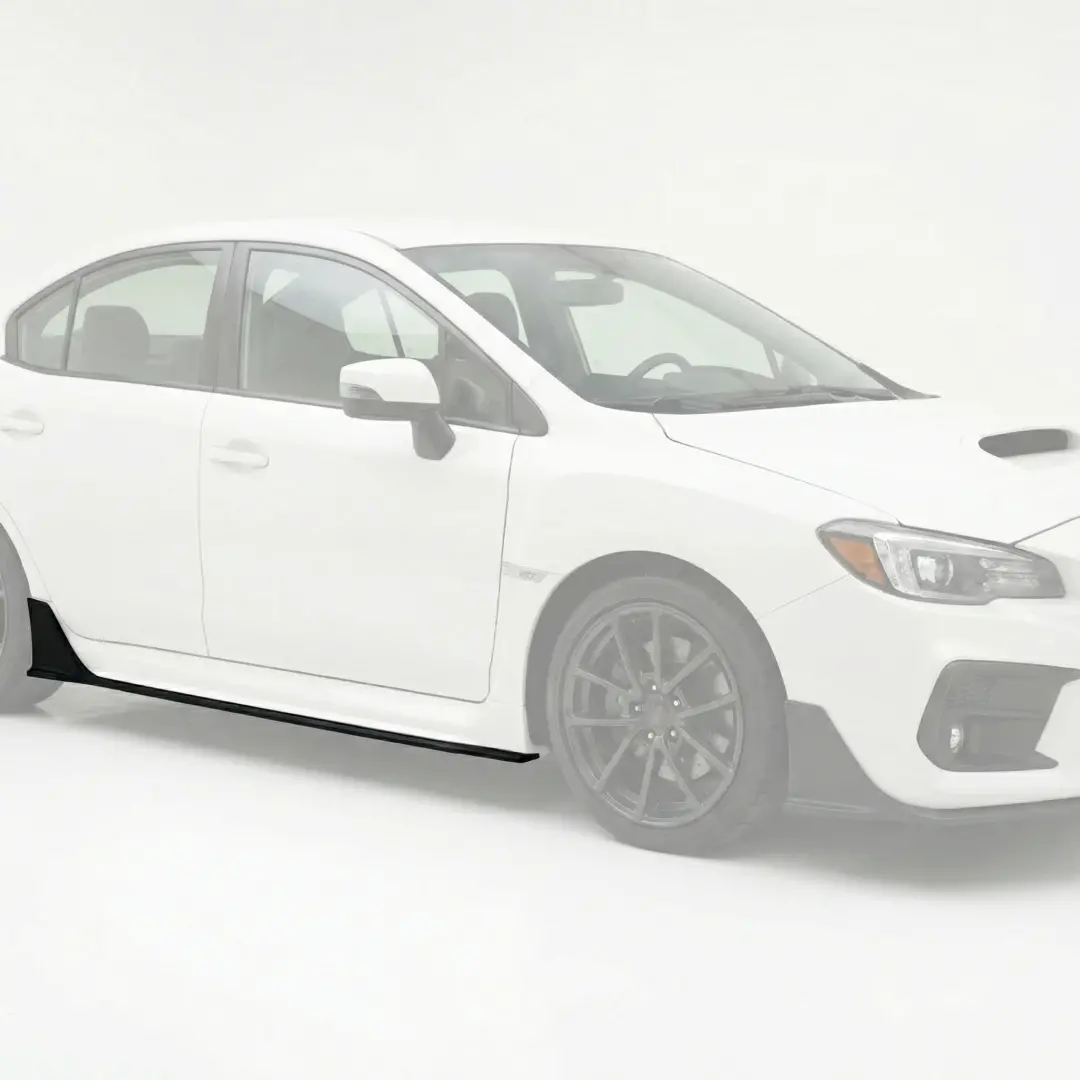 2015-2021 Subaru Wrx Sti Va Side Skirt With Winglet - Matte Black 1