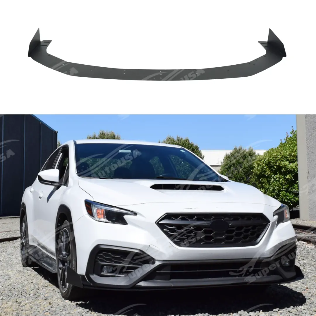 2022-2026 Subaru Wrx Vb Adjustable Winglet Aluminum Front Splitter Lip 1