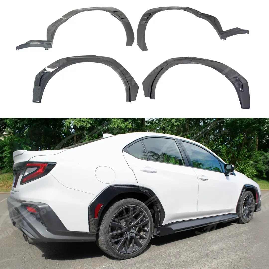 [Pre-Order] 2022-2026 Subaru Wrx Vb Real Carbon Fiber - Fender Flares Whole Set (8Pc) 1