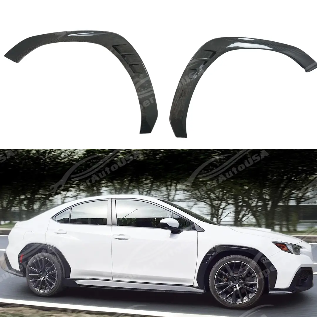 [Pre-Order] 2022-2026 Subaru Wrx Vb Real Carbon Fiber - Front Fender Flares (2Pc) 1