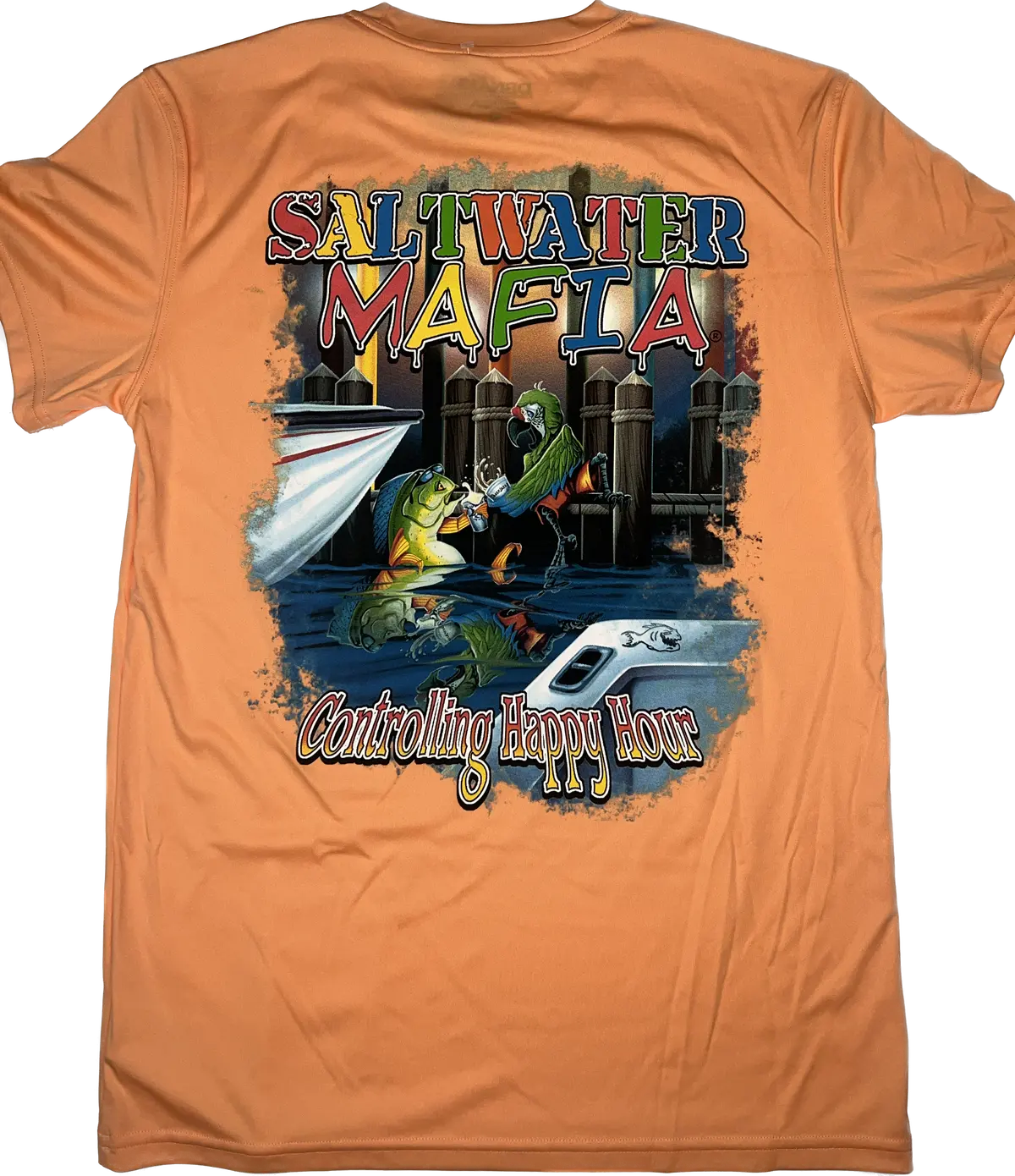 Saltwater Mafia "Controlling Happy Hour" Uv Short Sleeve 1