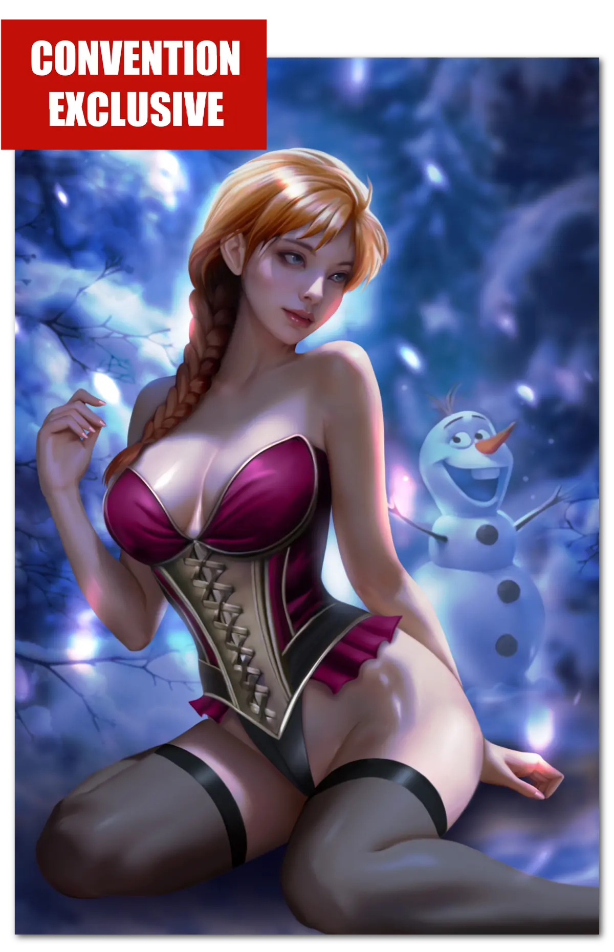 'Queen Of Arendelle" Cvr B Nice Convention Exclusive Artbook Shyguyz /50 1