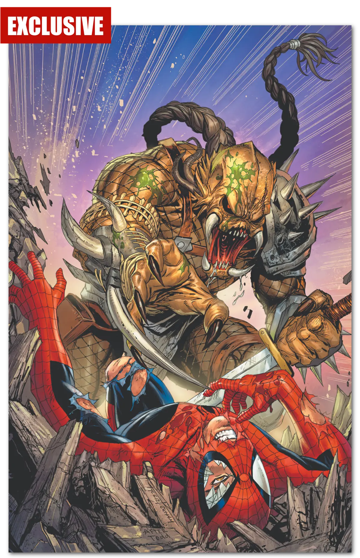 Predator Vs Spider-Man #1 Virgin Tyler Kirkham Exclusive 1