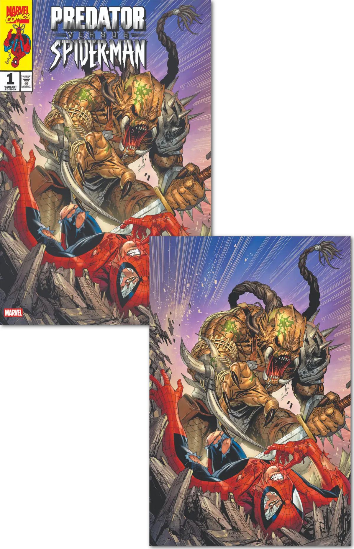 Predator Vs Spider-Man #1 Set Tyler Kirkham Exclusive 1