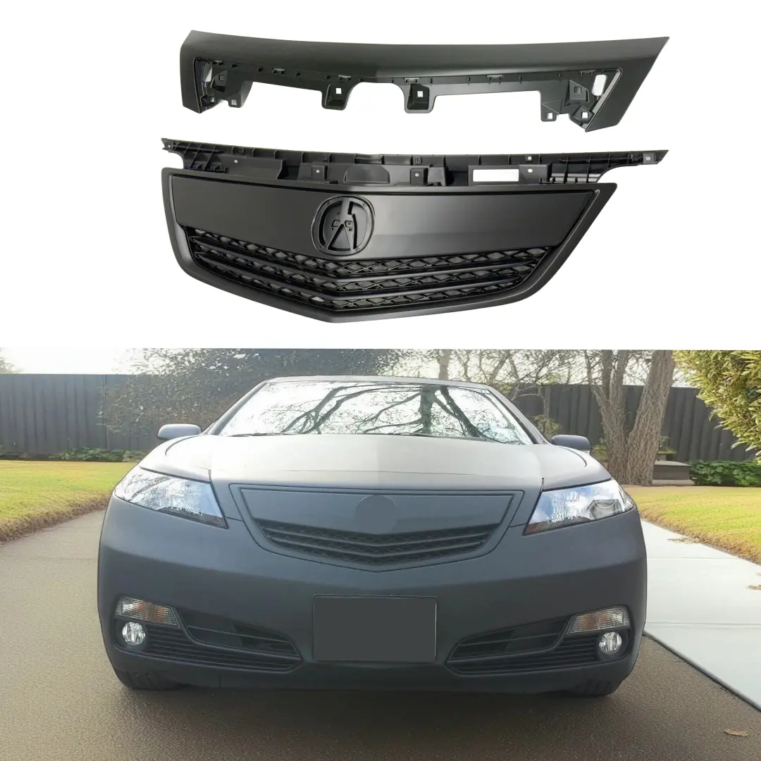 Front Grille With Upper Trim For 2012–2014 Acura Tl – Paintable Oe Style 1