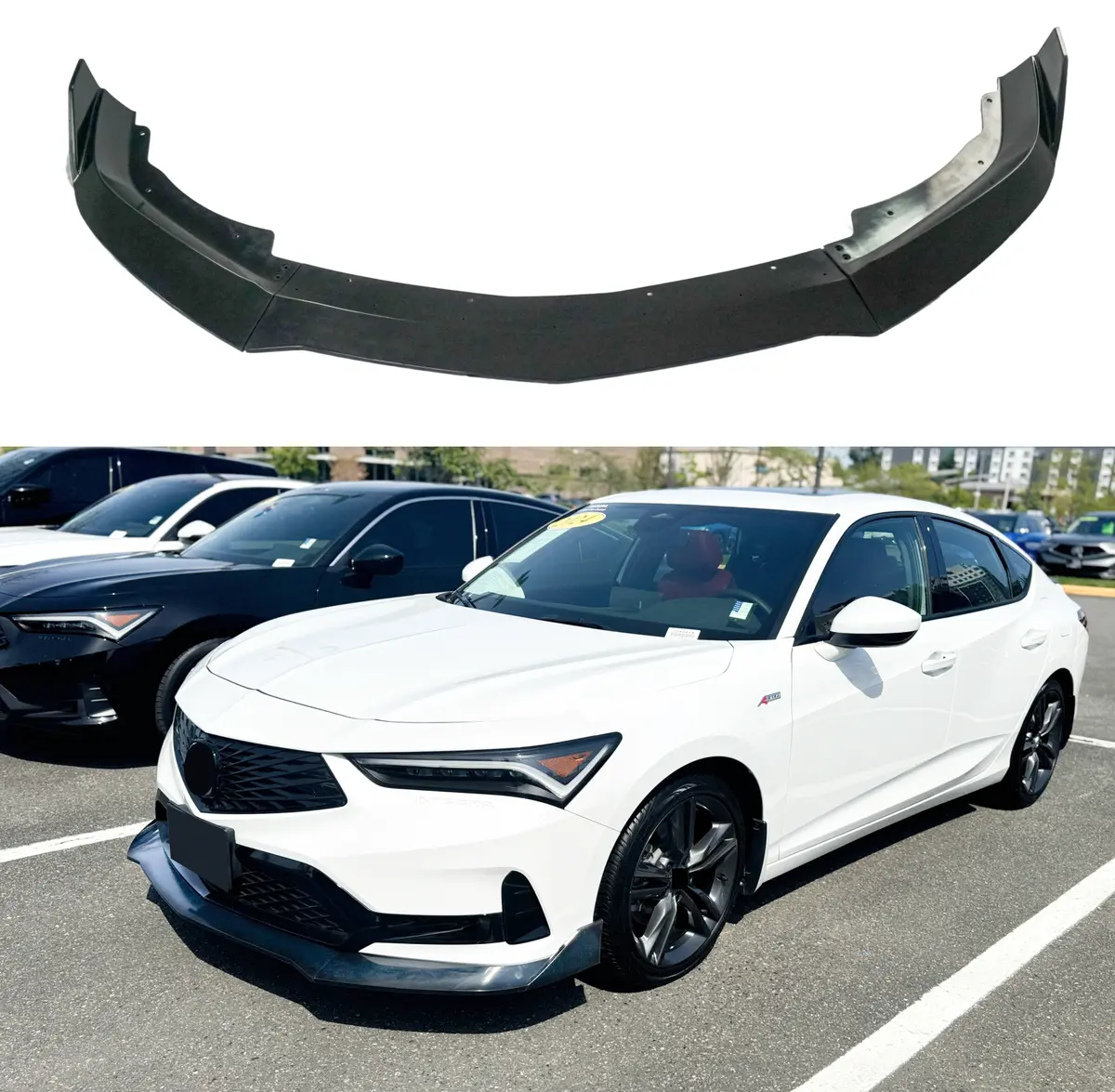 Fits 2023-2025 Acura Integra Front Splitter Spoiler Lower Bumper Lip 1