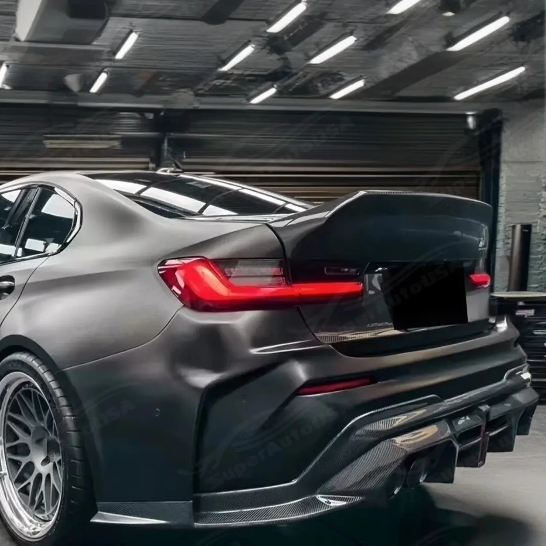 2019-2025 Bmw G80 M3 + G20 330I/330E/M340i - Carbon Fiber Trunk Lid With Duckbill 2