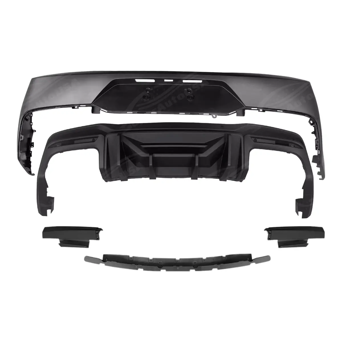 Dark Horse Competition Style Rear Bumper Cover Fits Ford Mustang 2024-2025 2