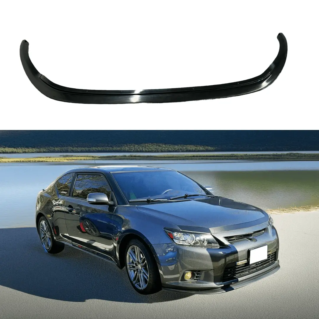 Fits 2011-2013 Scion Tc Pu Front Bumper Lip 1 Piece Splitter Spoiler 1