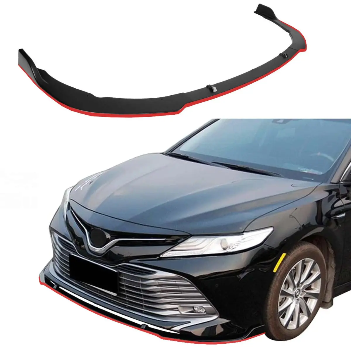 Front Lip & Spoiler - Trd Style | Fits Toyota Camry Le Xle (18-24) 1
