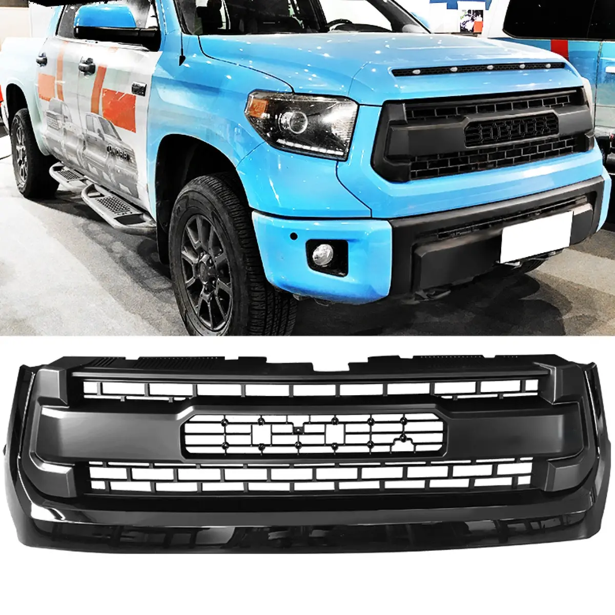 Trd Style Front Grill / Grill Fits 2014-2017 Toyota Tundra 1