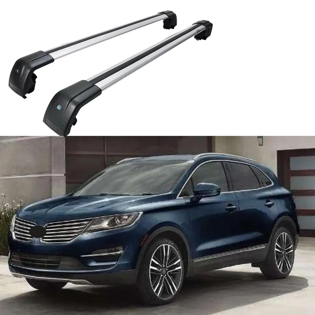 Fit 2013-2020 Lincoln Mkc Roof Rack Cross Bar Crossbar Luggage Carrier 1