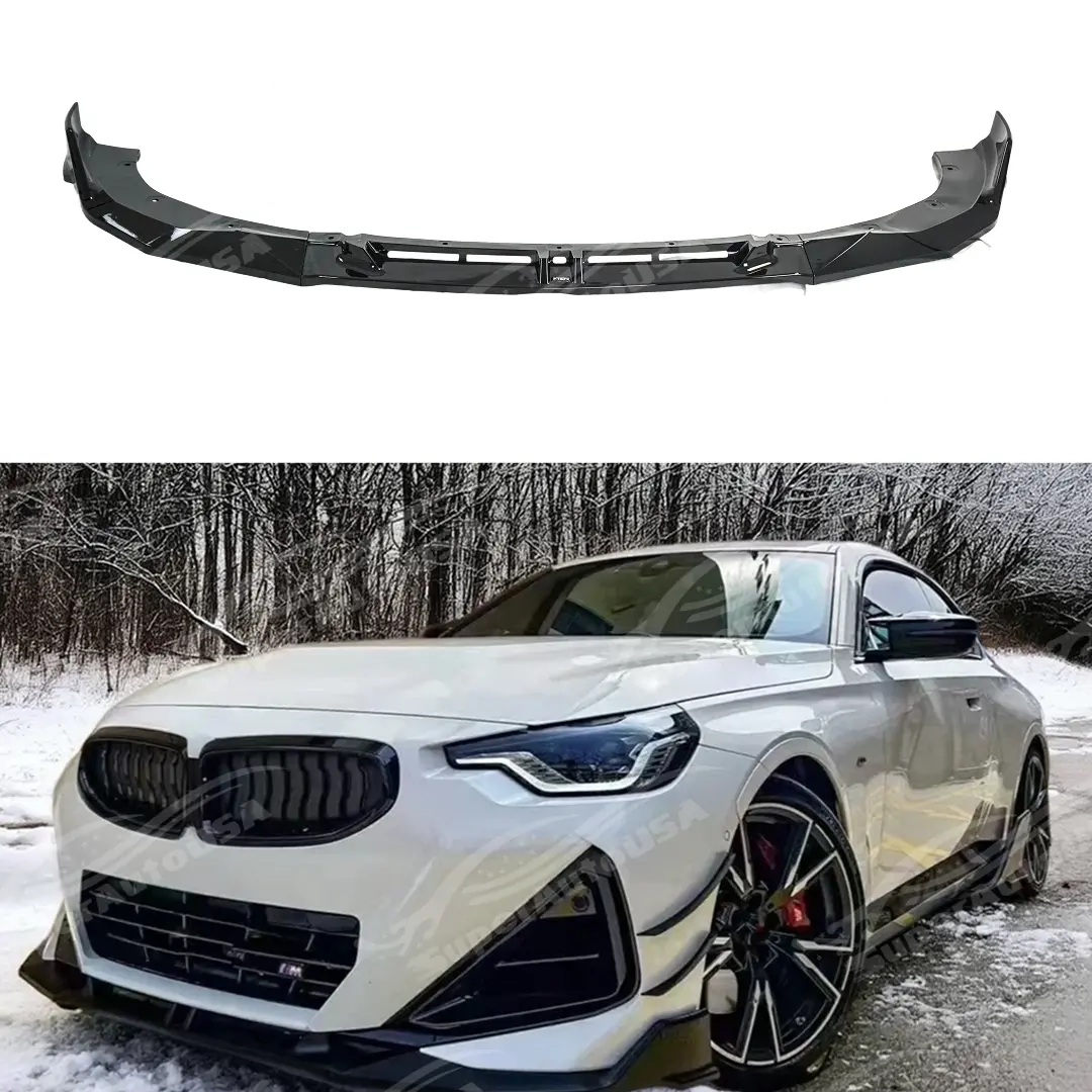 Vten Front Splitter Spoiler Lower Bumper Lip For Bmw G42 2 Series 2022-2025 1