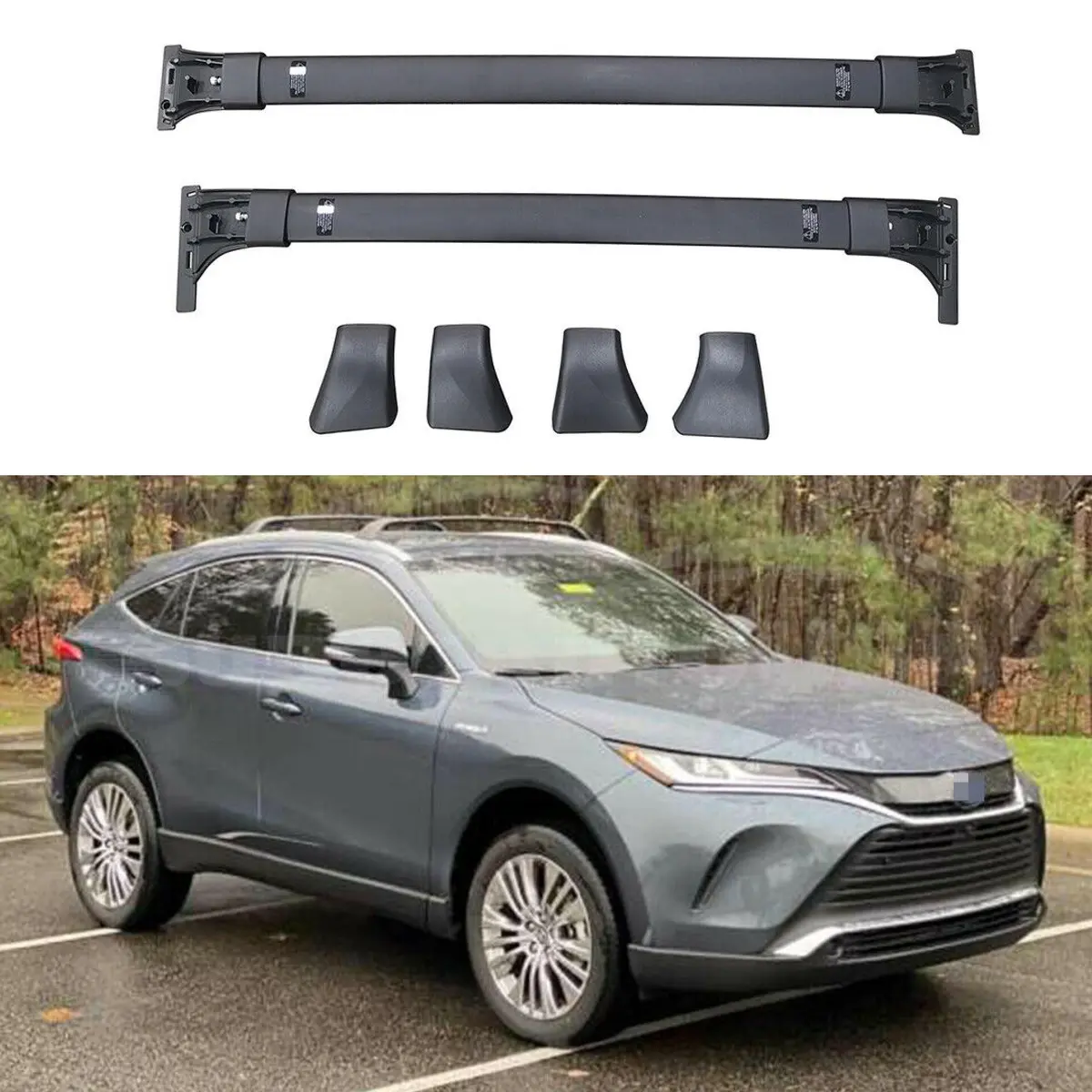For 2021 2022 Toyota Venza Roof Racks Baggage Luggage Crossbars 1