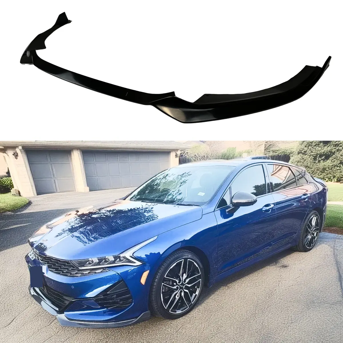 Fits Kia K5 2021-2024 Gt/Gt-Line Aero Kdm Style Front Bumper Lower Splitter Lip (1 Pc) 1