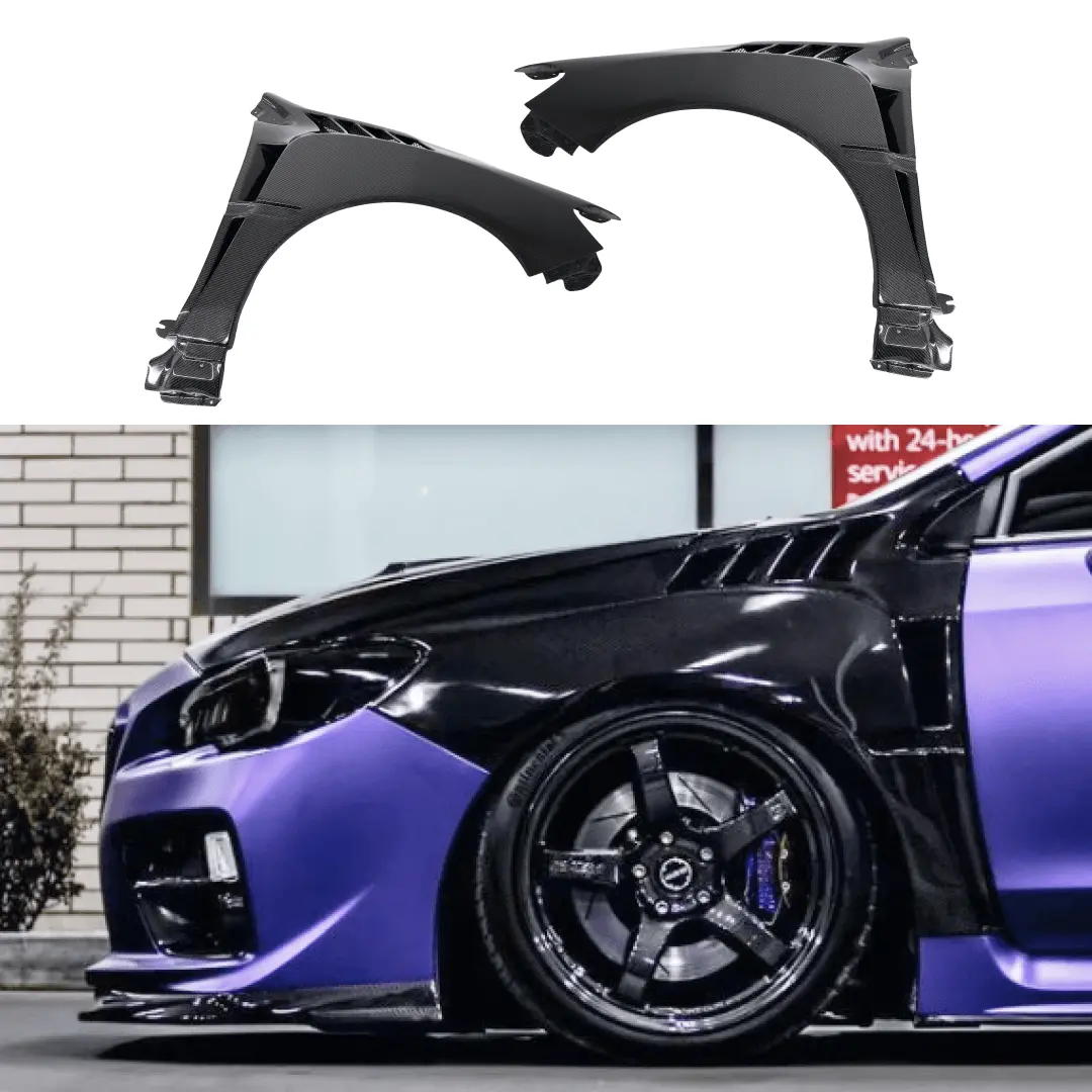 2015-2021 Subaru Wrx Sti Va - Carbon Fiber Fender - Vented 1