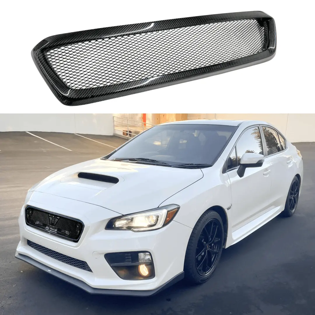 2015-2017 Subaru Wrx Sti Va - Carbon Fiber Mesh Grille 1