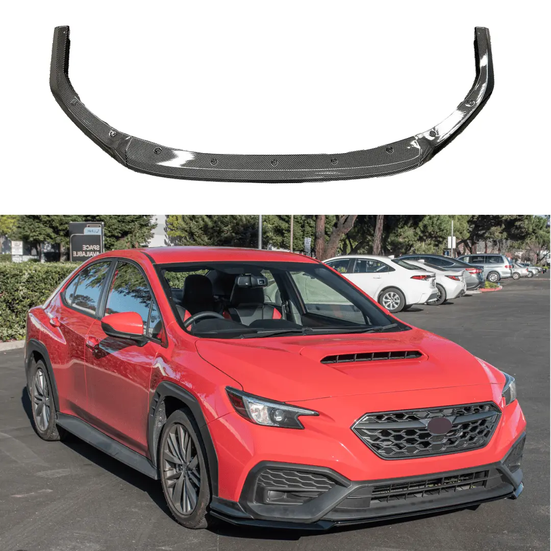 2022-2026 Subaru Wrx Vb - Sti Style Front Lip - Carbon Print 1