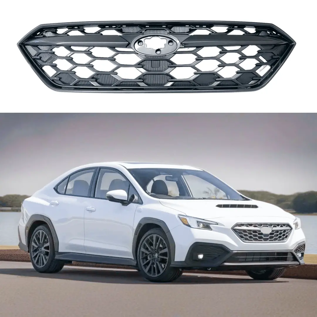 2022-2026 Subaru Wrx Vb - Oem Style Replacement Grille - Dark Grey 1