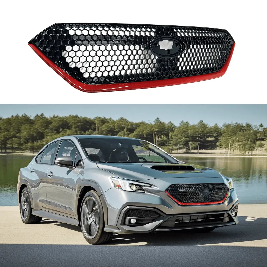 2022-2026 Subaru Wrx Vb - Honeycomb Grille - Gloss Red 1