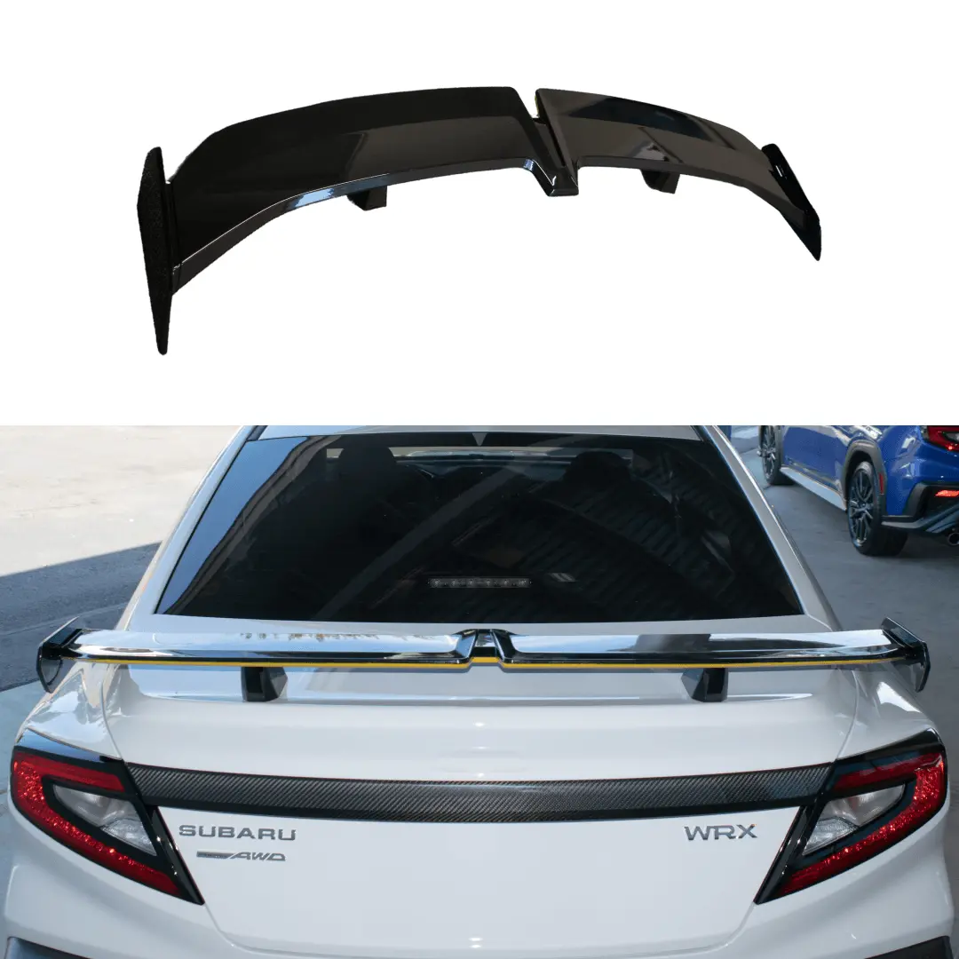 2022-2026 Subaru Wrx Vb - Jdm Gt Style Rear Spoiler Wing - Gloss Black 1