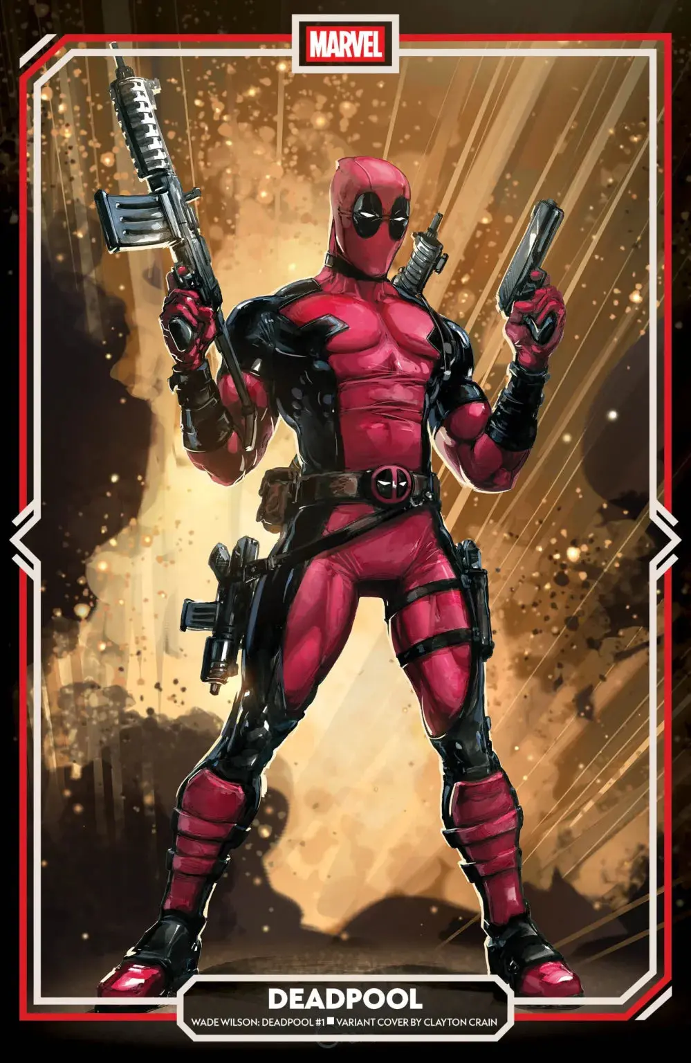Wade Wilson: Deadpool #1 Clayton Crain Variant 1