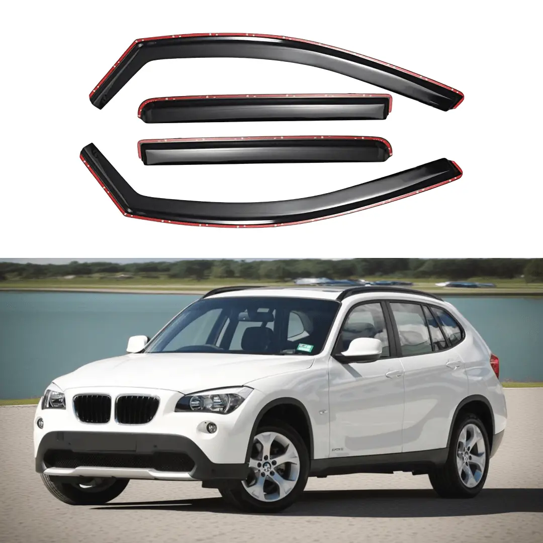 Fit 2009-2012 Bmw X1 E84 In-Channel Window Visors Rain Sun Guards Shade Deflectors 1