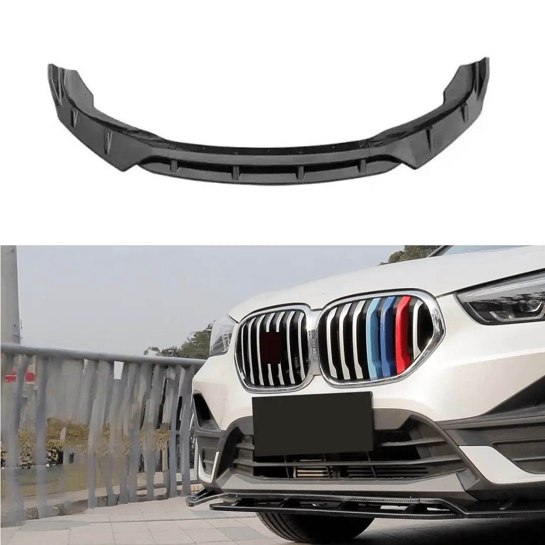 Fits 2016-2022 Bmw X1 F48 Carbon Fiber Print Front Splitter Lips Spoiler 1