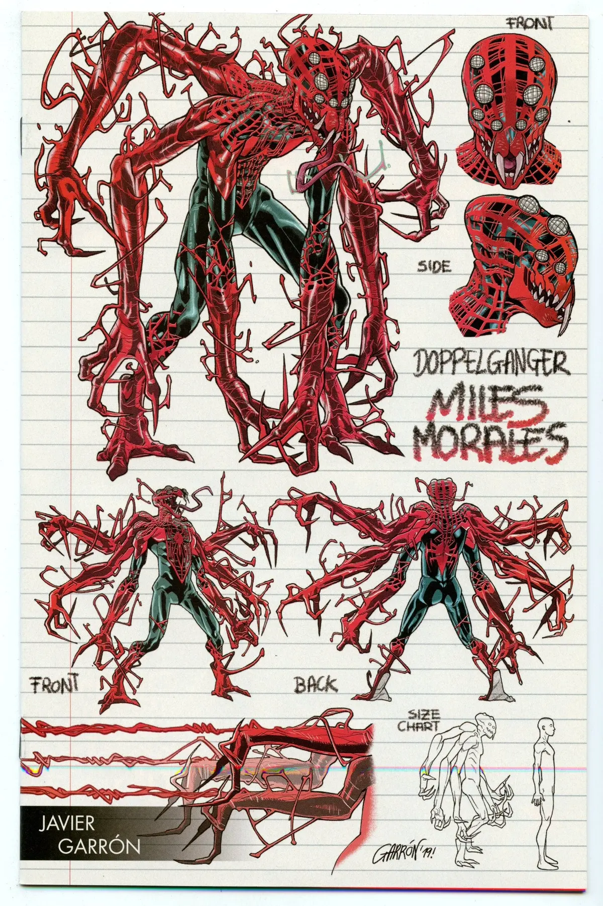 Absolute Carnage: Miles Morales 1 (Oct 2019) Nm- (9.2) - Garron Variant 1
