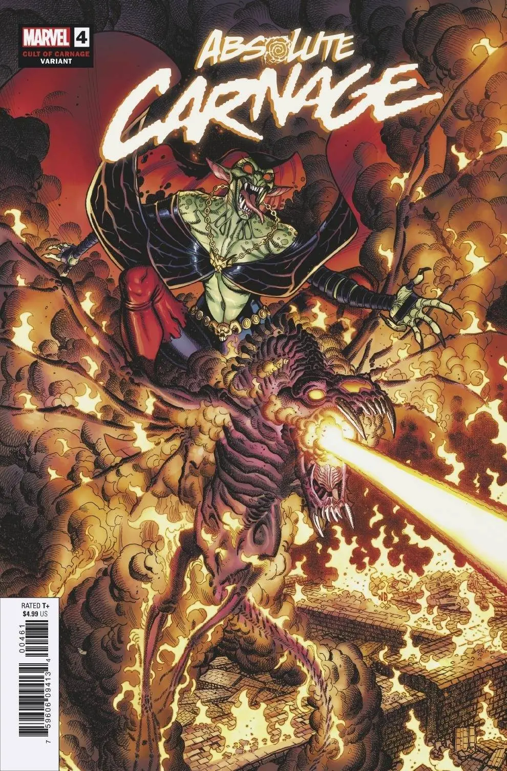 Absolute Carnage #4 (Of 5) Cult Of Carnage Var Ac 1