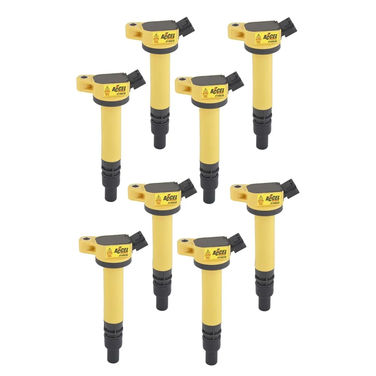 Accel Super Coil Ignition Coils – High-Energy 8-Cylinder Set (140630-8) 1