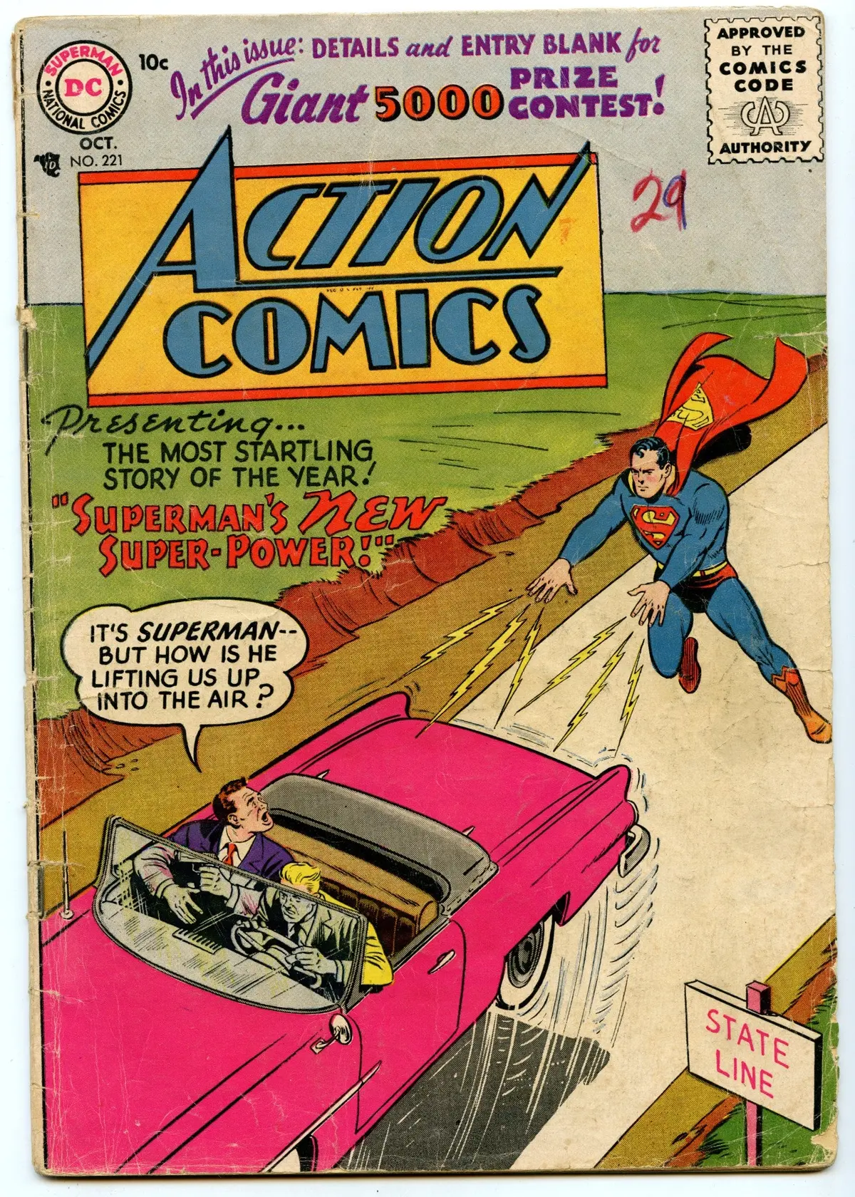 Action Comics 221 (Oct 1956) Gd (2.0) 1