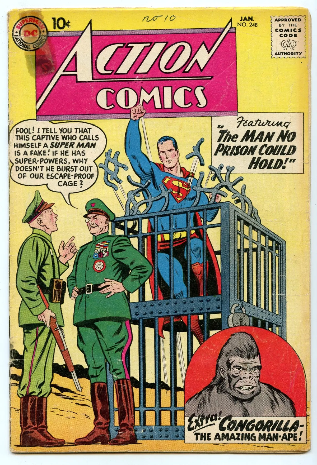 Action Comics 248 (Jan 1959) Gd (2.0) - 1St Congorilla 1