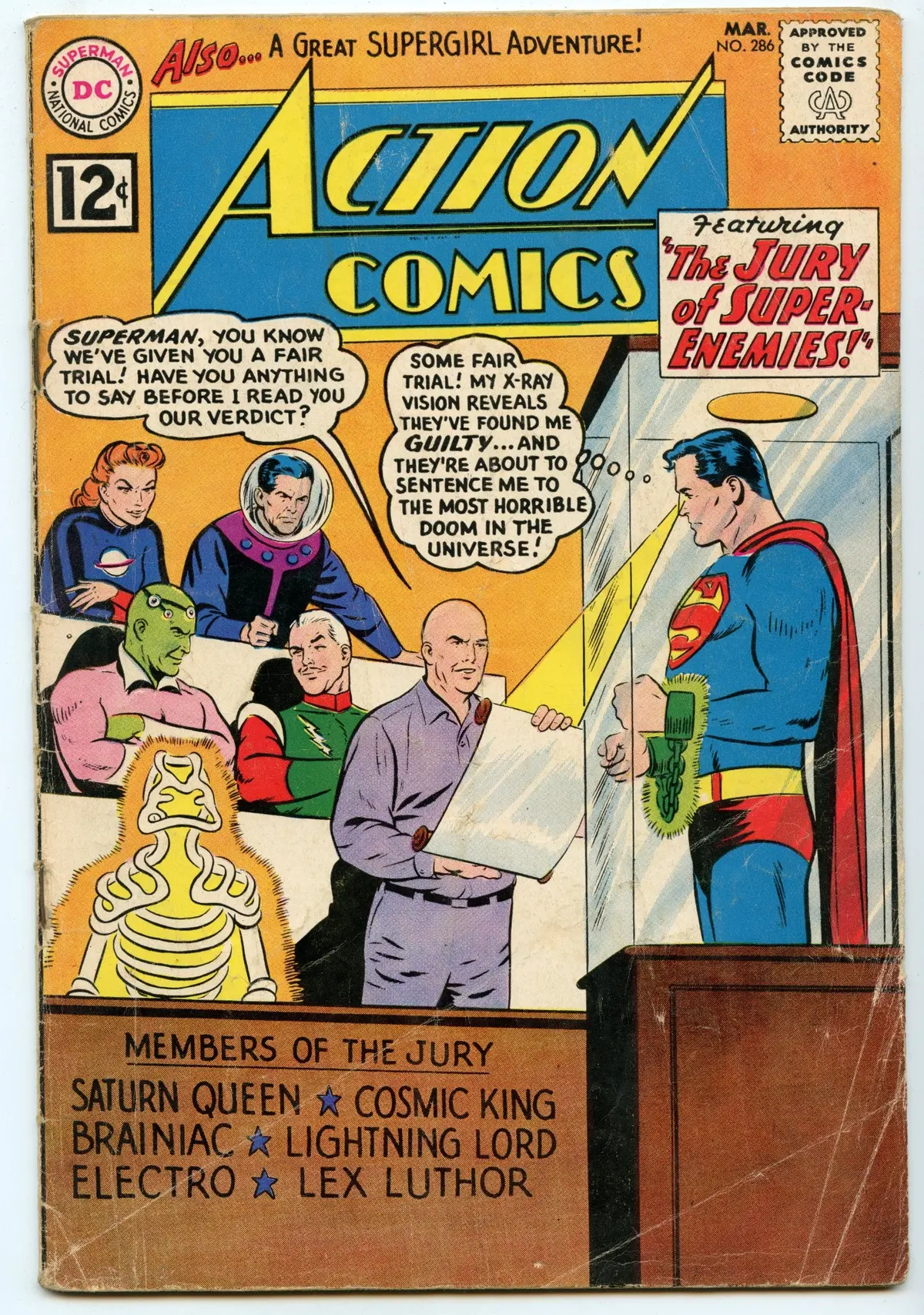 Action Comics 286 (Mar 1962) Gd+ (2.5) 1